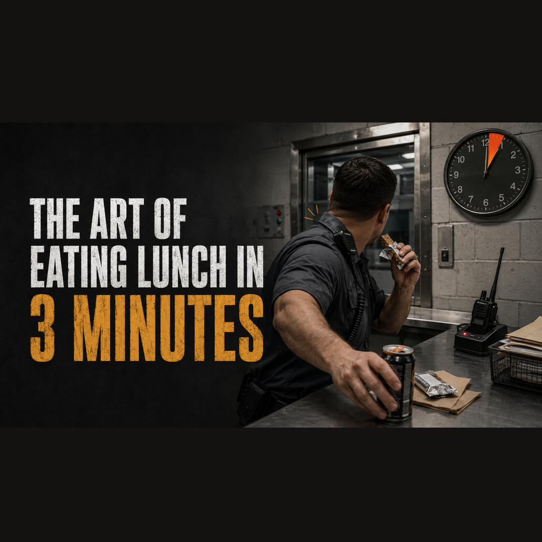 The Art of Eating Lunch in 3 Minutes