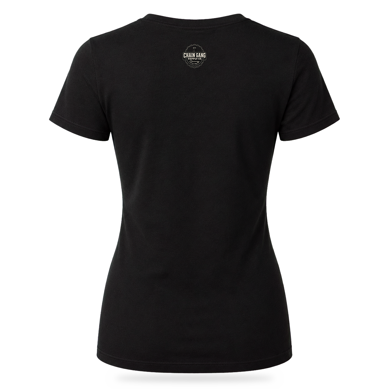 [MY HEART BELONGS TO A CORRECTIONAL OFFICER] WOMEN'S TEE [BLK/WHT]
