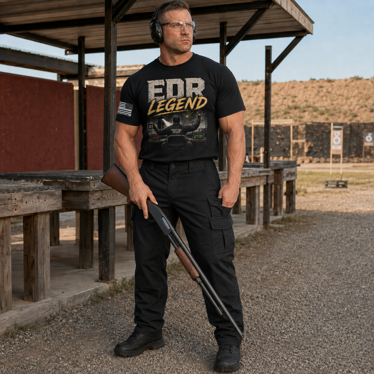 [PROPPER MENS UNIFORM TACTICAL PANT] CARGO PANTS [BLK]