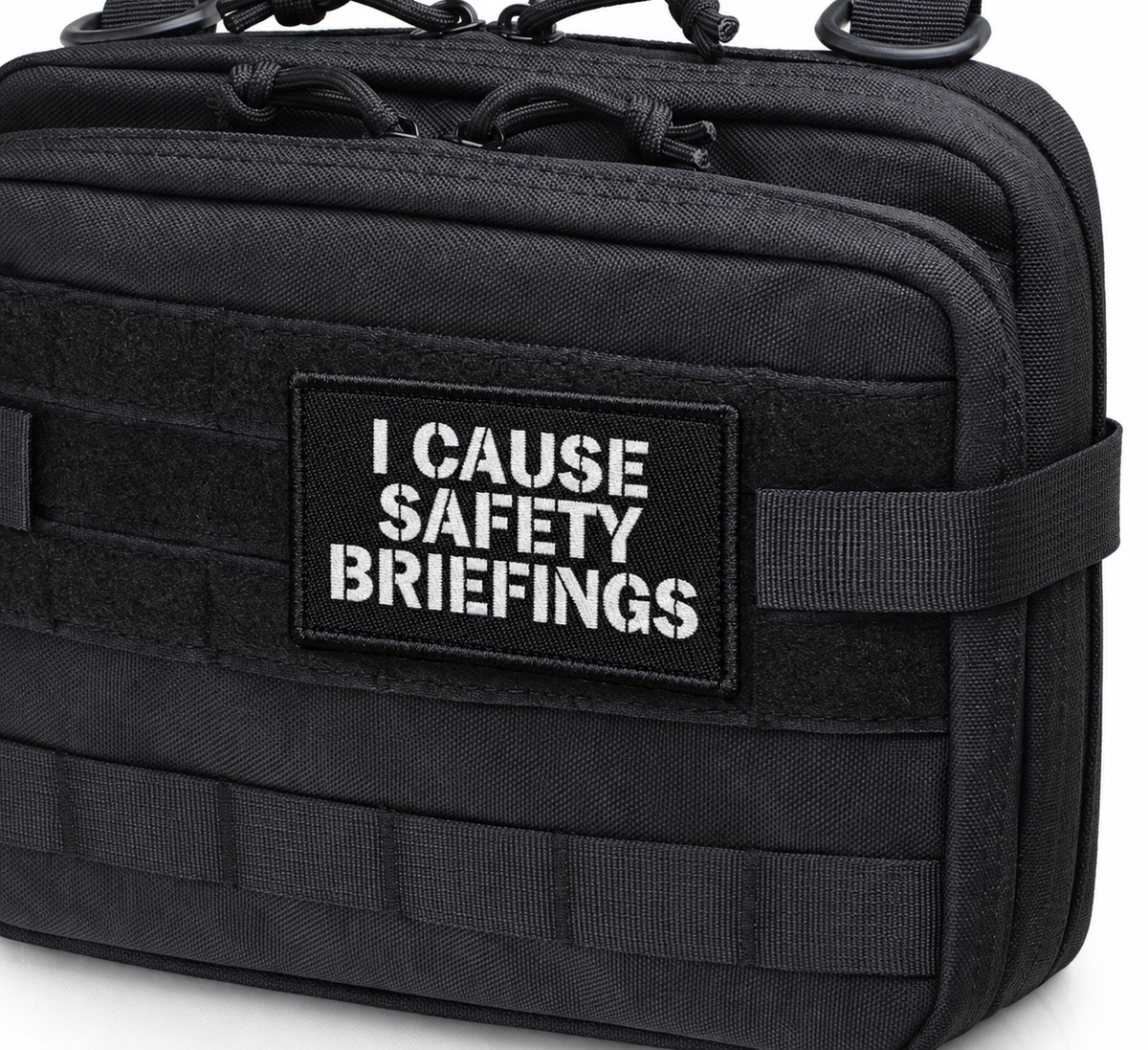 I Cause Safety Briefings Morale Patch - product photo - correctional officer patch
