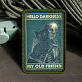 Hello Darkness Skeleton & Cat Morale Patch - product photo - correctional officer patch