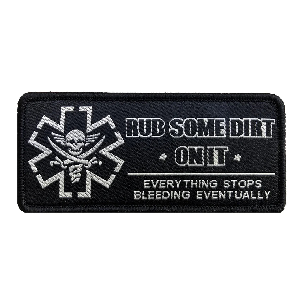 Rub Some Dirt on It Medic Morale Patch - product photo - correctional officer patch