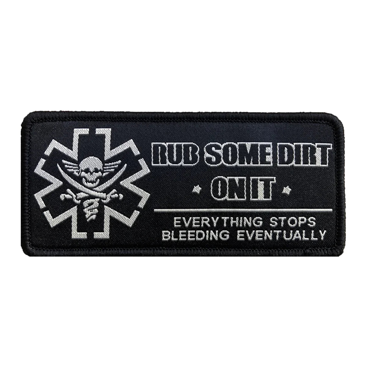 Rub Some Dirt on It Medic Morale Patch - product photo - correctional officer patch