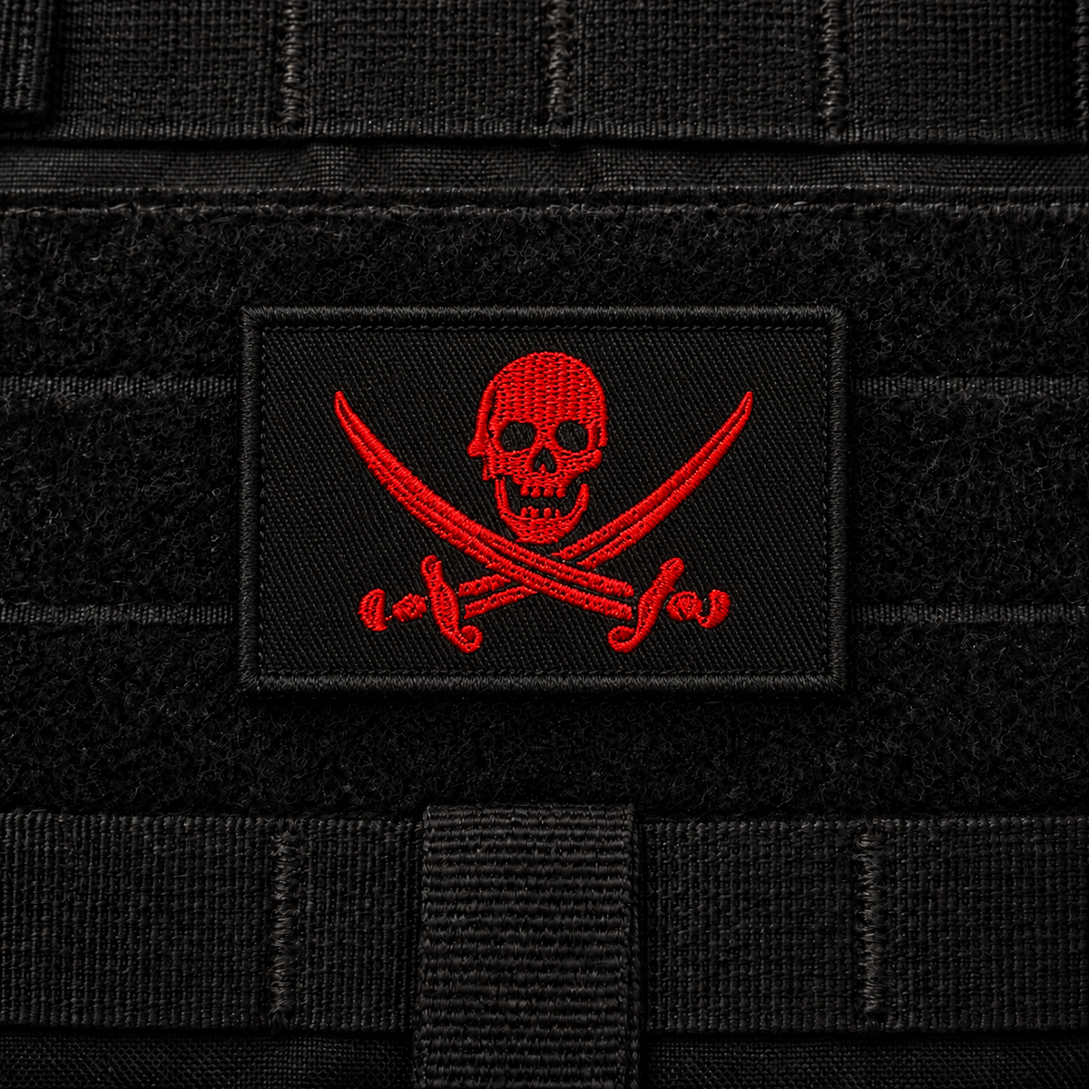 Jolly Roger Pirate Skull Tactical Patch Collection - product photo - correctional officer patch