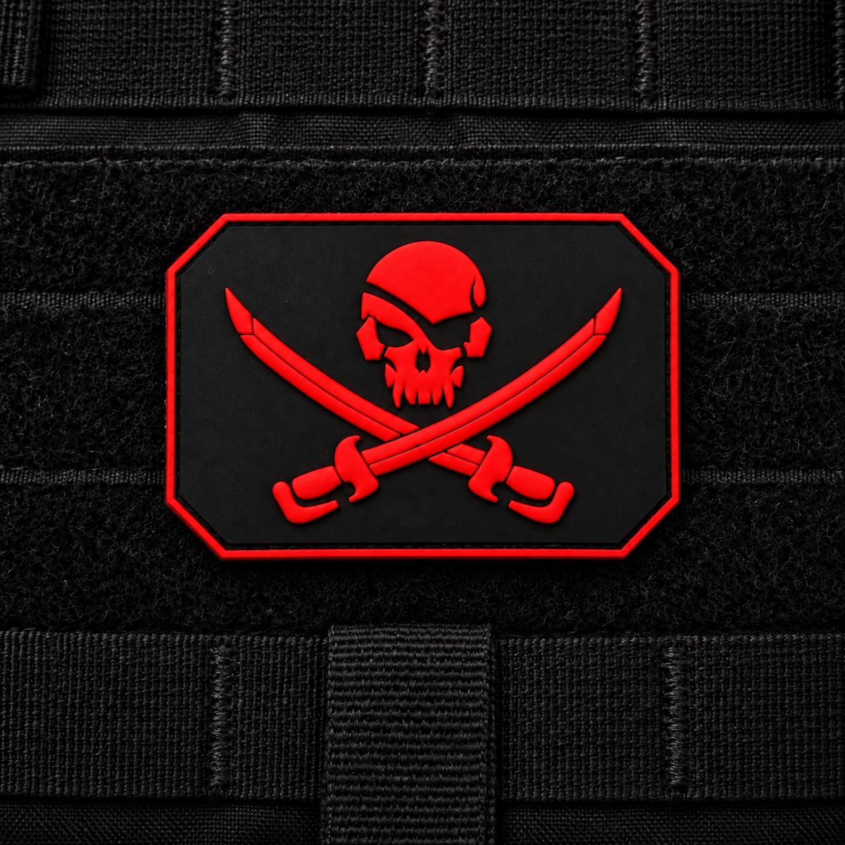 Jolly Roger Pirate Skull Tactical Patch Collection - product photo - correctional officer patch
