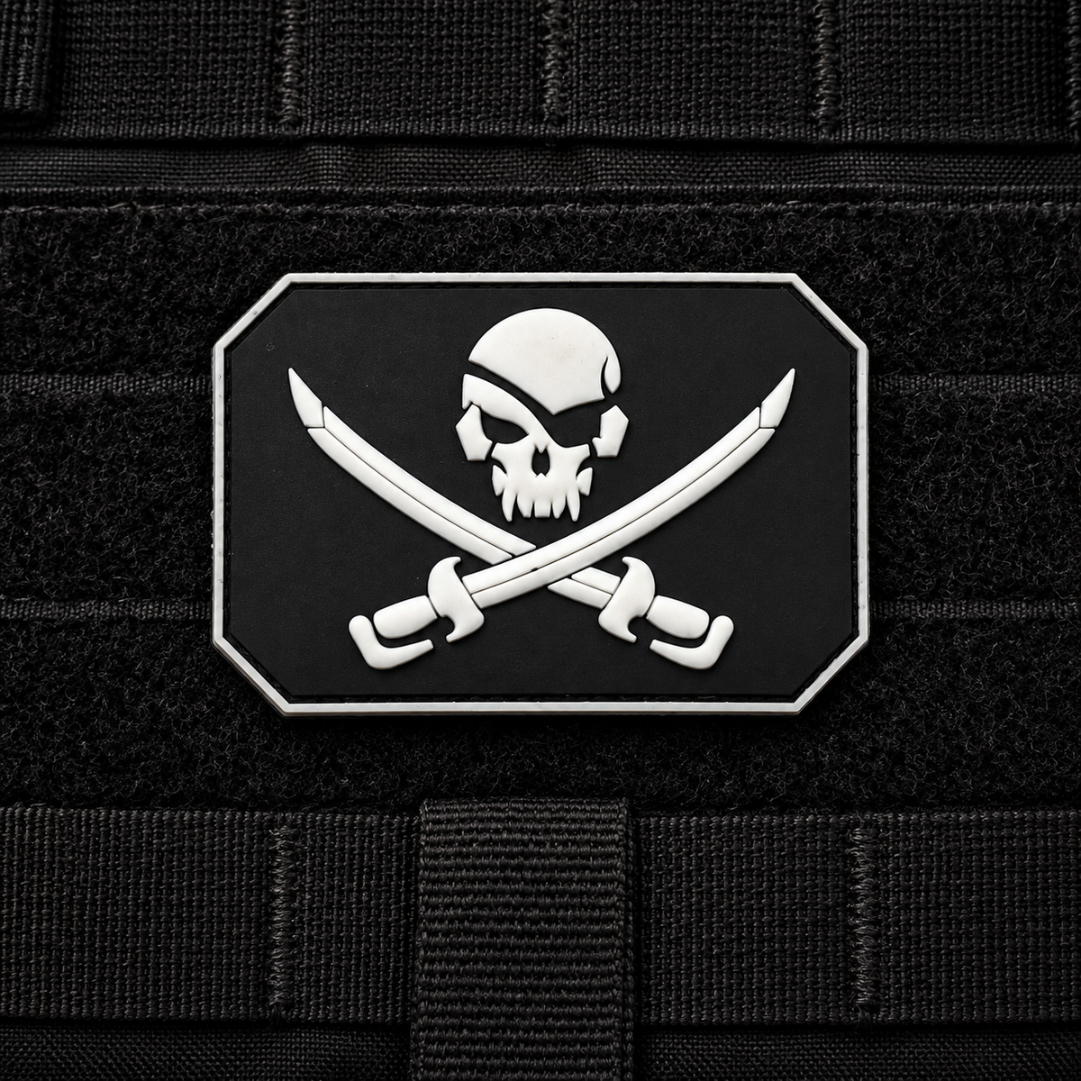 Jolly Roger Pirate Skull Tactical Patch Collection - product photo - correctional officer patch