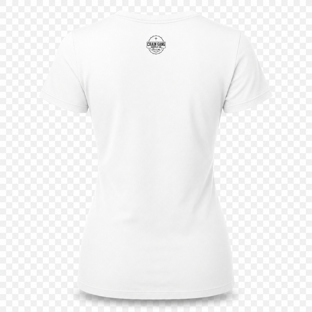 [MY HEART BELONGS TO A CORRECTIONAL OFFICER] WOMEN'S TEE [BLK/WHT]
