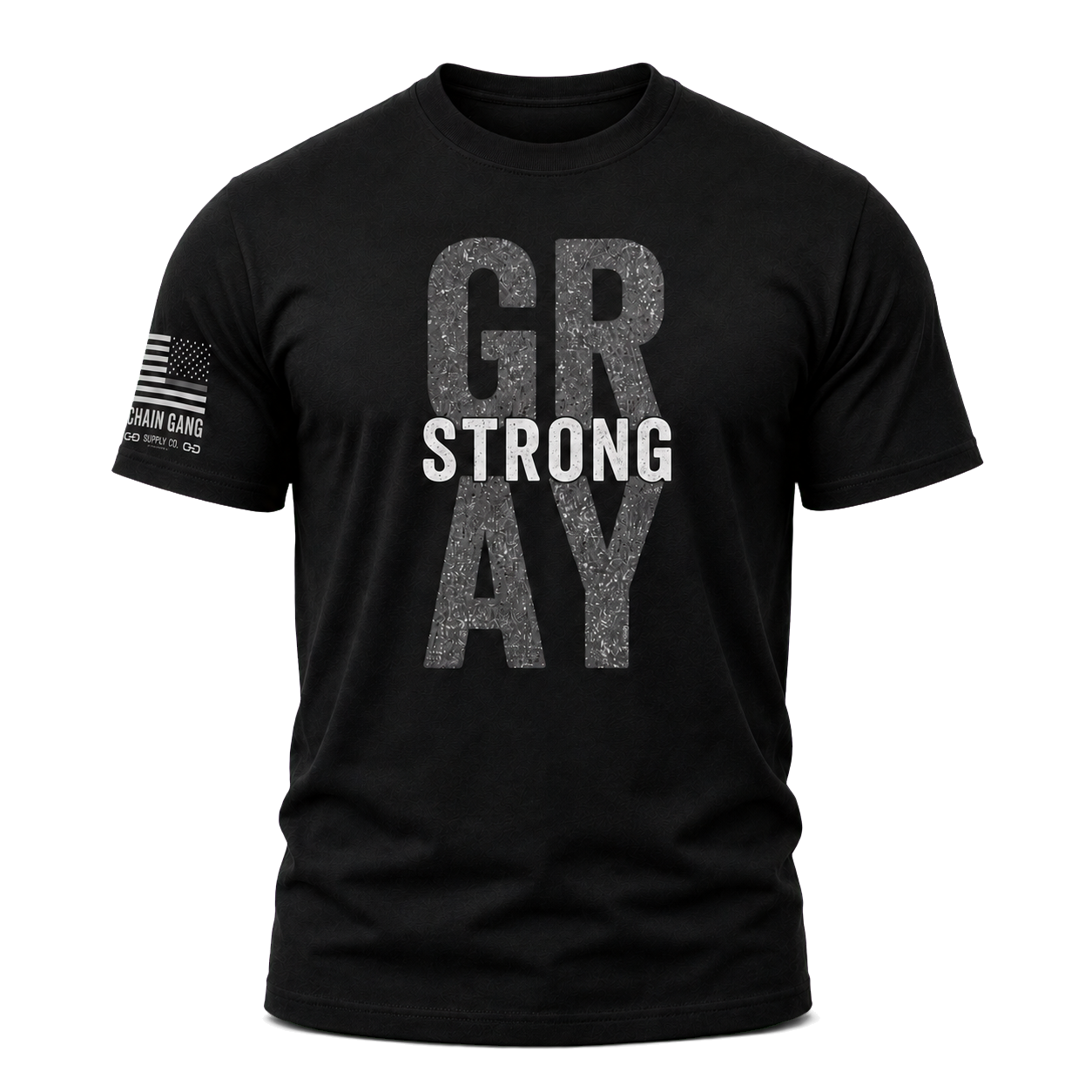 Strong Gray Correctional Officer T-Shirt | Thin Gray Line Graphic Tee