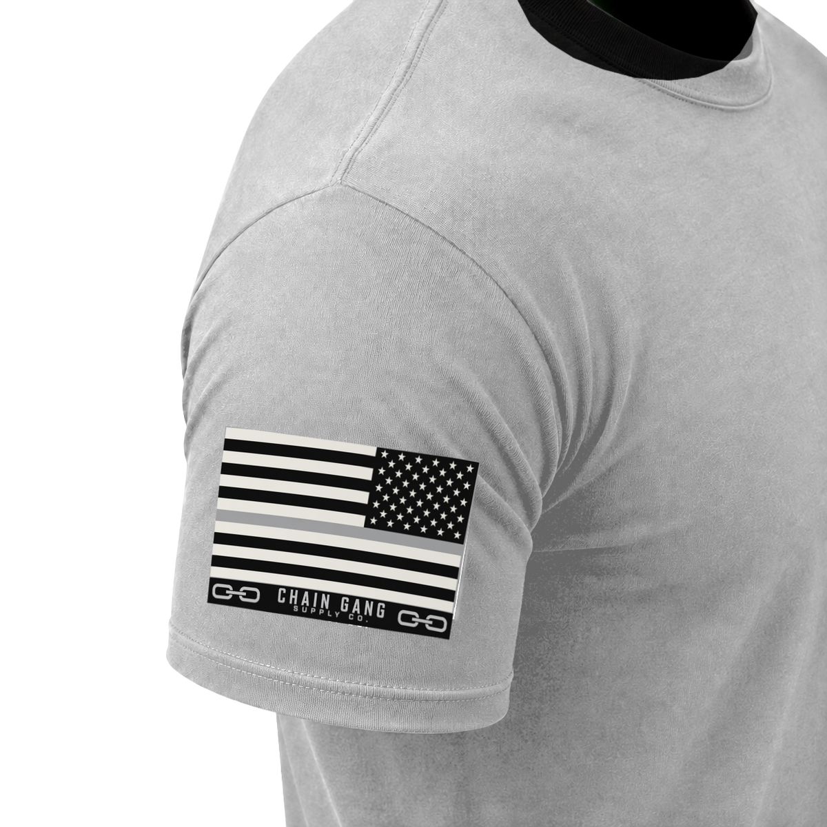 Right-sleeve detail of Sport Grey Personalized FDC Academy PT Shirt