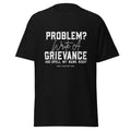 Write a Grievance correctional officer t-shirt, black, front view